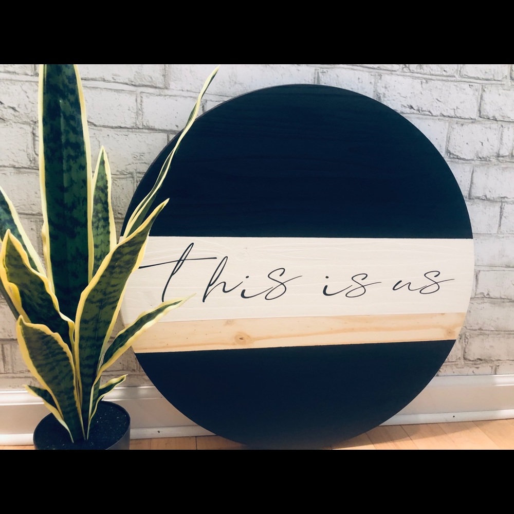 Wood plaque